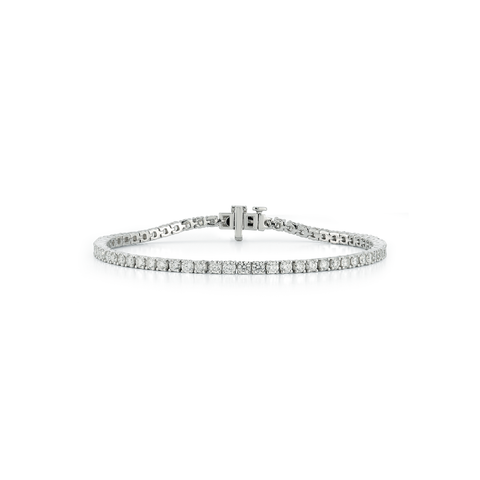 White Gold-1^Diamond Tennis Bracelet in White Gold