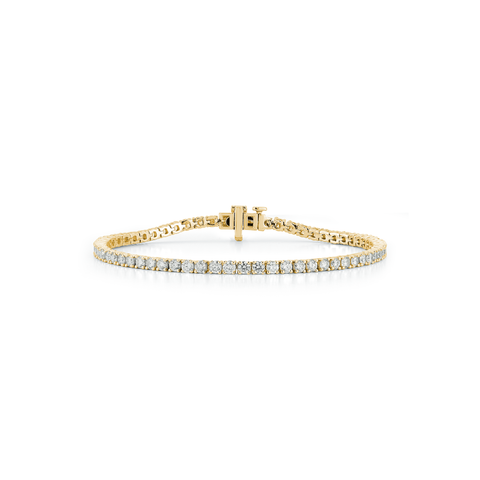 Yellow Gold-1^Diamond Tennis Bracelet in Yellow Gold