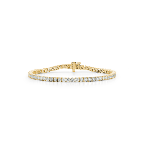 Yellow Gold-1^Diamond Tennis Bracelet in Yellow Gold