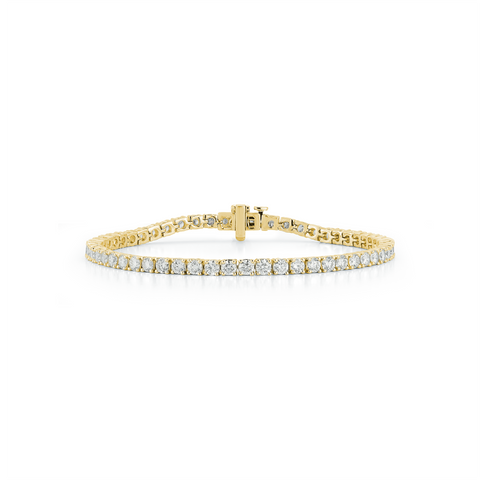 Yellow Gold-1^Diamond Tennis Bracelet in Yellow Gold