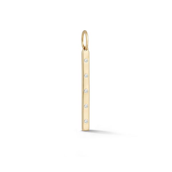 Yellow Gold-1^Designer Diamond Necklaces: Zoe Louise Interval Charmin Yellow Gold