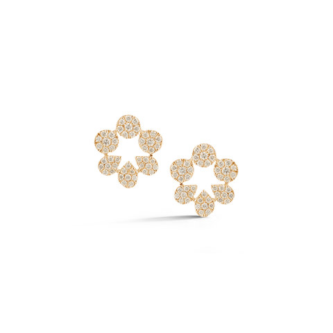 Yellow Gold-1^Designer Stud Earrings: Taylor Beth Cutout Studs in Yellow Gold