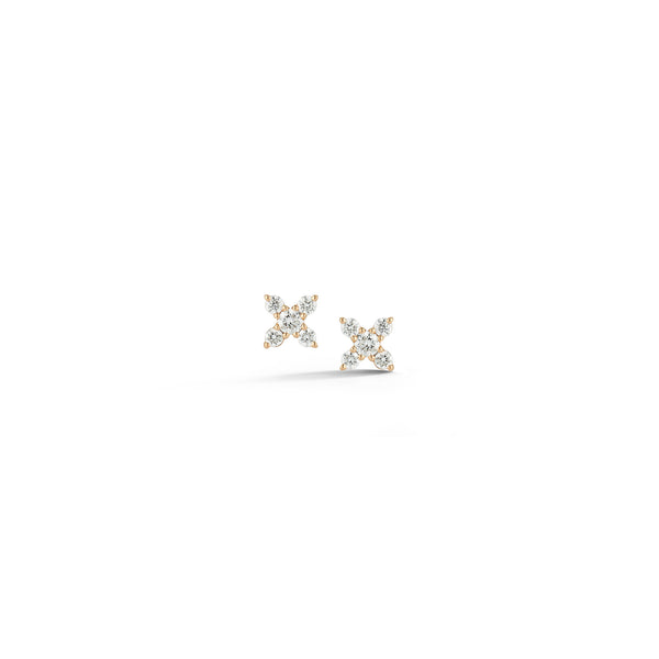  Yellow Gold-1^Designer Stud Earrings: Ava Bea X Studs in Yellow Gold Thumbnail-only