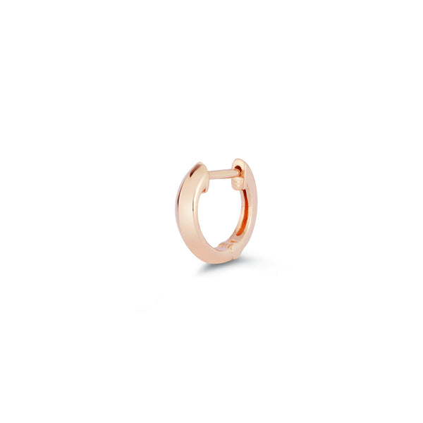 Rose Gold-1^Reese Brooklyn Knife-Edge Mini Single Huggie in Rose Gold