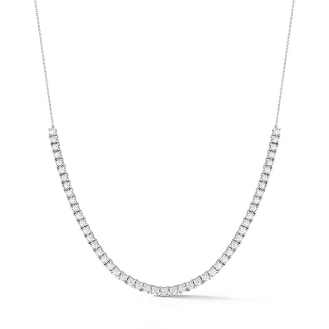 White Gold-1^Diamond Tennis Necklaces: Ava Bea Tennis Necklace in White Gold