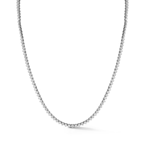 White Gold-1^Diamond Tennis Necklaces: Lulu Jack Diamond Tennis Necklace in White Gold