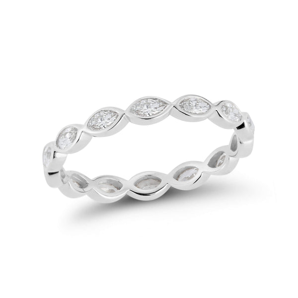 Alexa Jordyn Marquise Bezel Eternity Ring