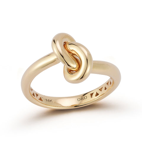 Yellow Gold^1-Gold Bands: Nana Bernice Knot Ring in Yellow Gold