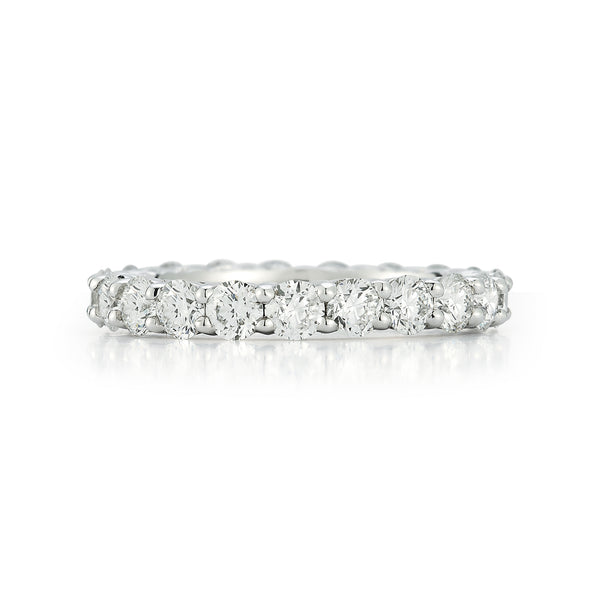 White Gold-3^Diamond Eternity Bands: DRD 0.16 Ct. Round Diamond Eternity Ring in White Gold