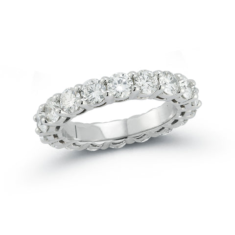 White Gold-1^Diamond Eternity Bands: DRD 0.20 Ct. Round Diamond Eternity Ring in White Gold