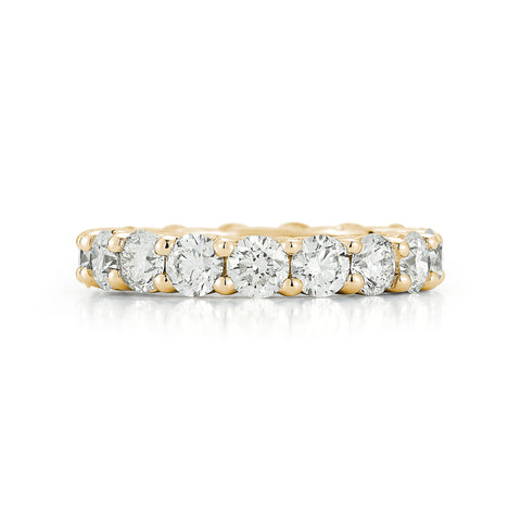 Yellow Gold-3^Diamond Eternity Bands: DRD 0DRD 0.30 Ct. Round Diamond Eternity Ring in Yellow Gold