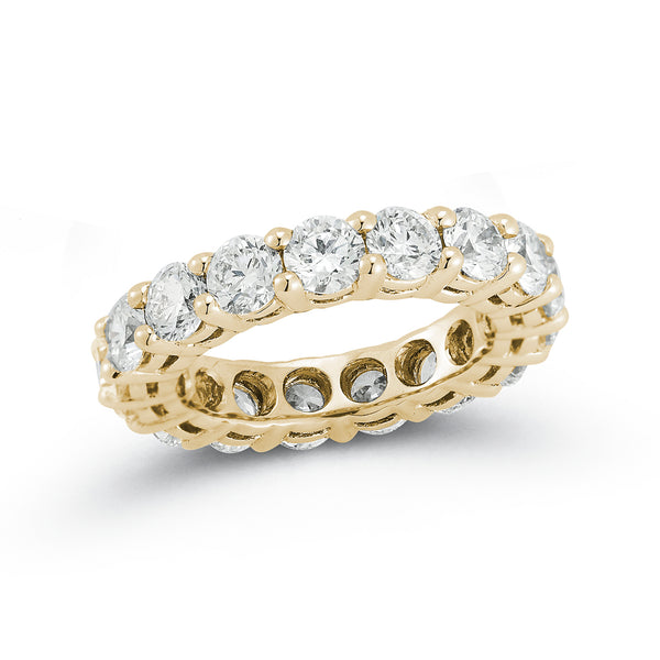 Yellow Gold-1^Diamond Eternity Bands: DRD 0DRD 0.30 Ct. Round Diamond Eternity Ring in Yellow Gold