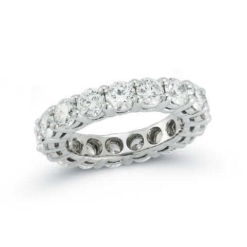 White Gold-1^Diamond Eternity Bands: DRD 0.40 Ct. Round Diamond Eternity Ring in White Gold