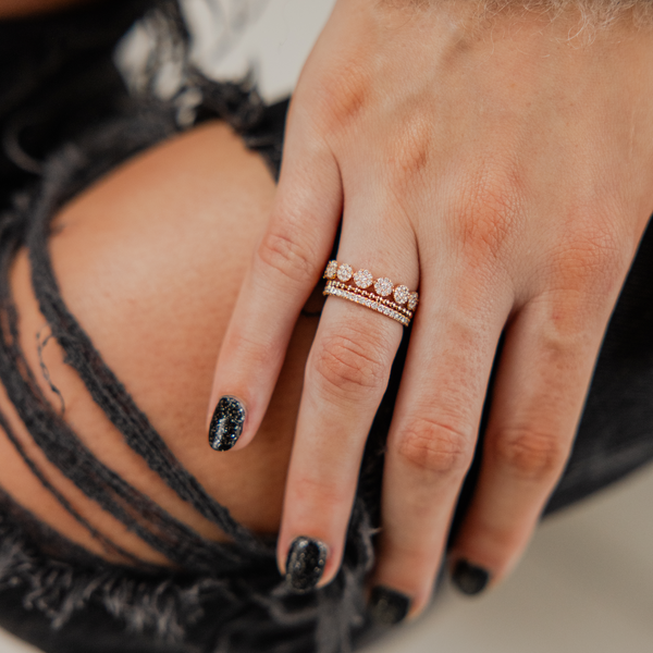 Rose Gold-2^Eternity Ring Designs: Taylor Beth Eternity Ring in Rose Gold