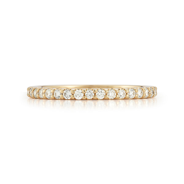 Yellow Gold-3^Diamond Eternity Bands: DRD Round Eternity Band - 0.50 Cttw Yellow Gold