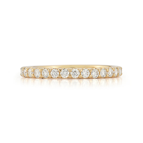 Yellow Gold-3^Diamond Eternity Bands: DRD Round Eternity Band - 0.75 Cttw Yellow Gold