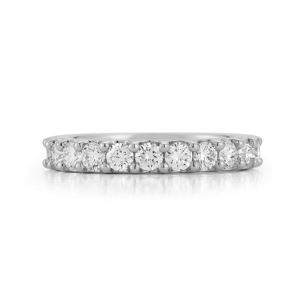 White Gold-4^Diamond Eternity Bands: DRD Round Eternity Band - 2.00 Cttw White Gold