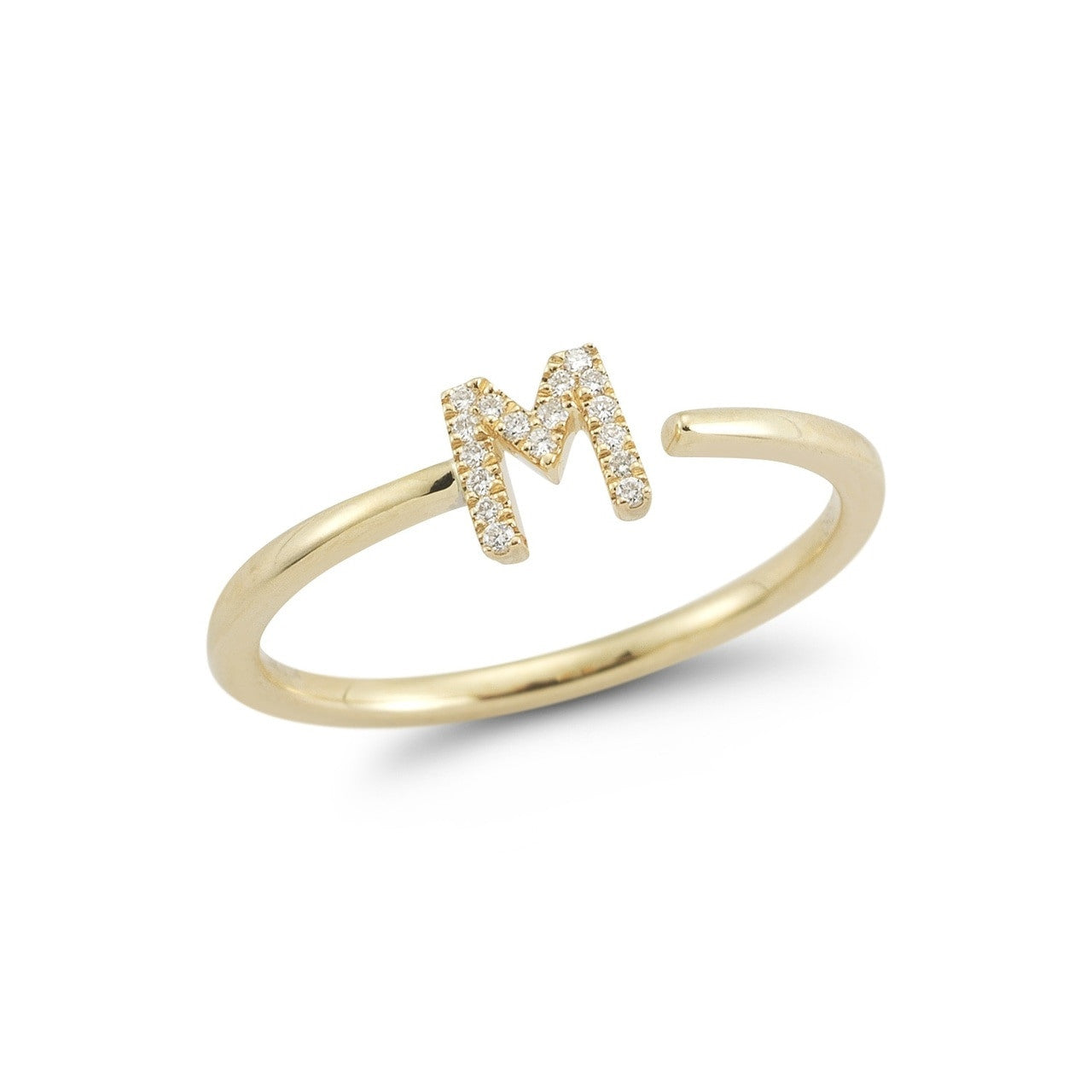 DRD - Single Initial Ring | Dana Rebecca Designs