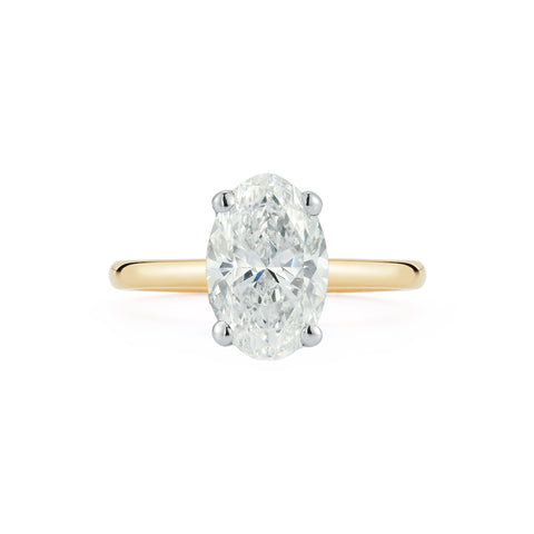 Yellow Gold-1^Diamond Engagement Ring: The Oval Solitaire in Yellow Gold